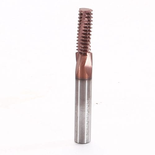 5/8-16 UN Solid Carbide Thread Mill - TiAlN Coated - Full Form - USA Made