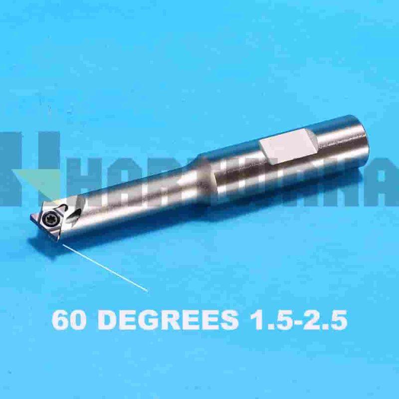 Indexable Thread Mill 3 Flute CARBIDE THREAD MILL For CNC Milling 60 Degrees 2.0-4.0