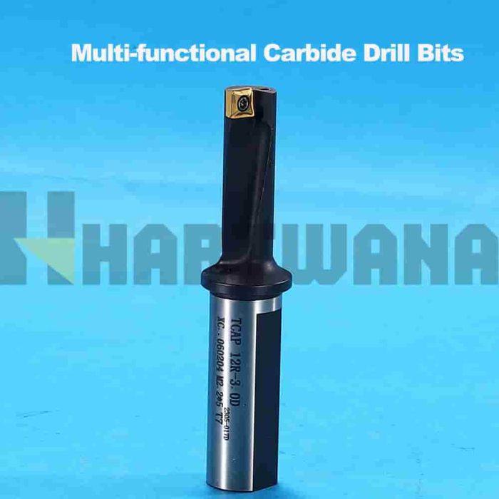 HARTWANA Carbide Drill 12mm U Drill Multi-functional Turning Boring and Drilling