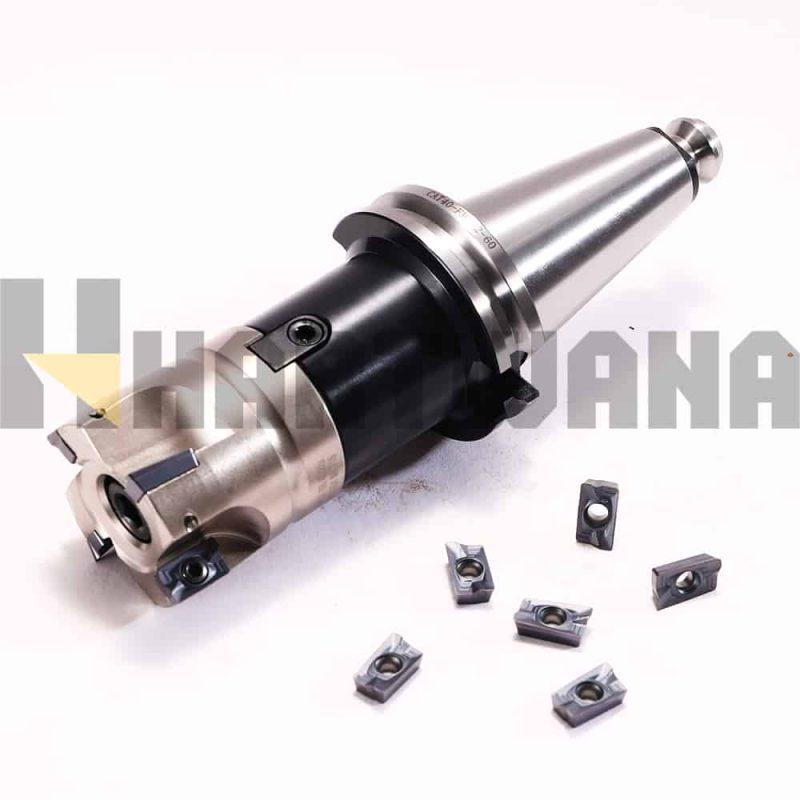 HARTWANA Face Milling Cutter Indexable End Mill Milling Inserts APMT160404 CAT40 Tool Holder