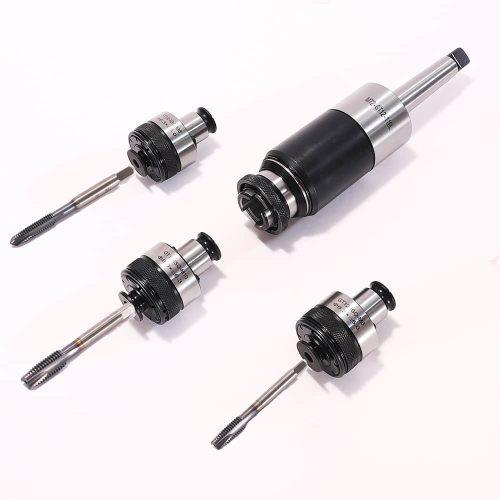HARTWANA Morse Taper Tool Holder MT2 Tapping Tool Holder Tap Collet overload protection 3PCS HSS M6 M8 M10 Metric Tap